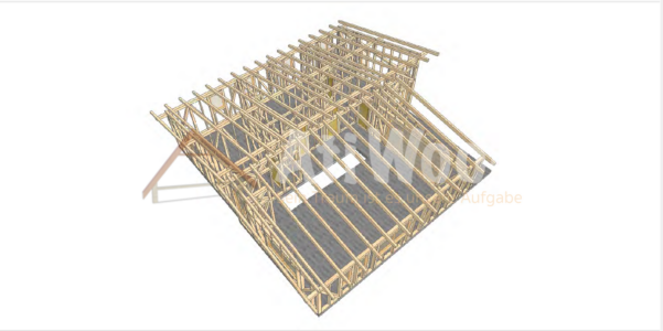 Estructura ligera de madera modelo Braga