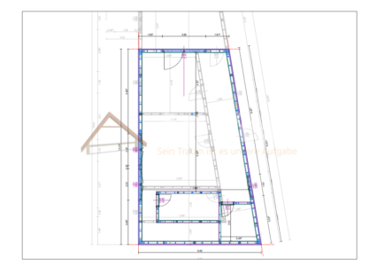Plano de planta alta de casa de madera modelo Tenerife con habitaciones y distribución adaptable