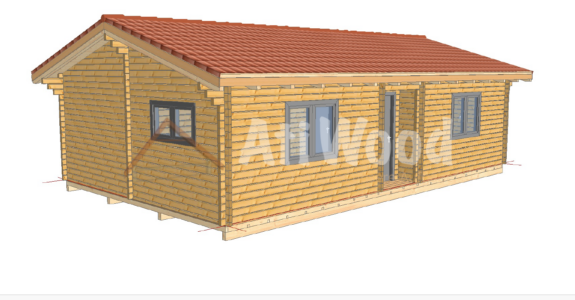 Casa de madera en Canarias modelo Canarias fachada exterior