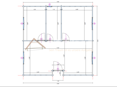 Casa de madera modelo La Palma de AtiWood