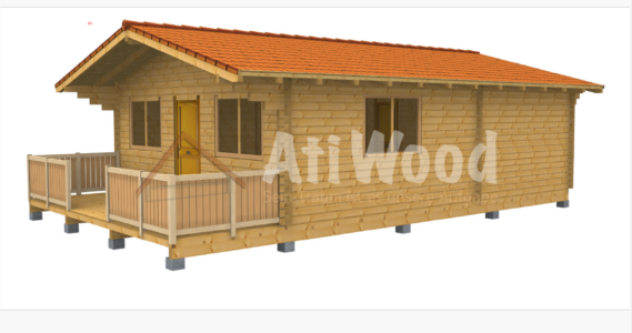 Casa de madera modelo Pontevedra en Galicia