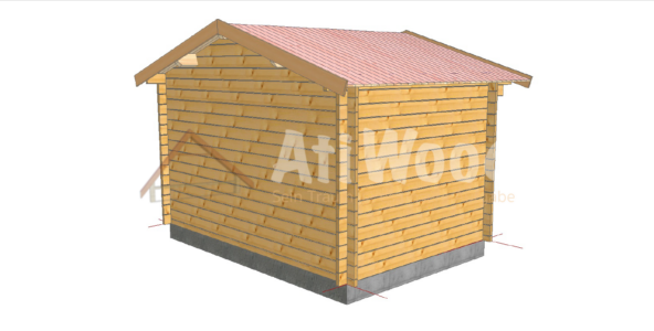 Casa de madera modelo Ajuy versión ampliada