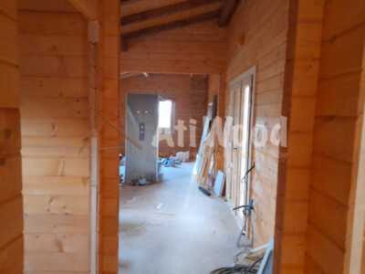 Interior de Casa Madroñal en fase de construcción