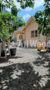 Casa Jose durante la fase de construcción